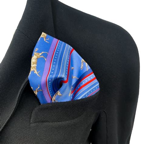 hermes pocket square mens